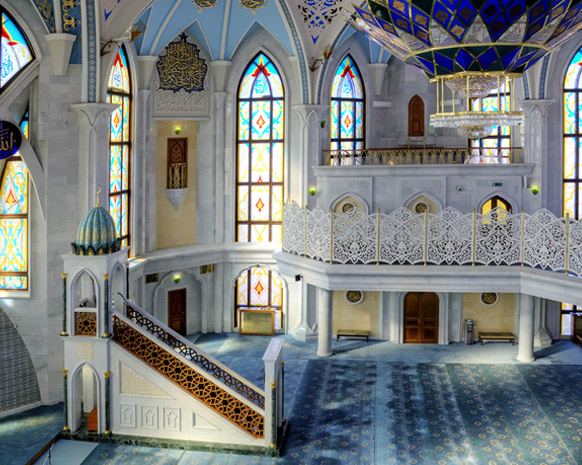 مسجد كول شريف في روسيا... ثاني أكبر مسجد في أوروبا