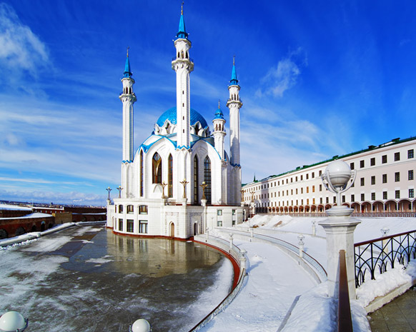مسجد كول شريف في روسيا... ثاني أكبر مسجد في أوروبا