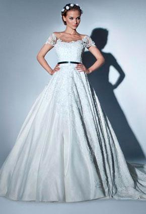 احدث فساتين الزفاف لصيف 2013