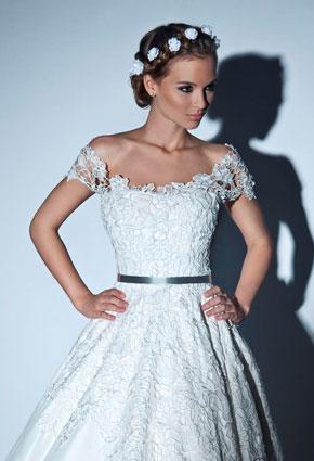 احدث فساتين الزفاف لصيف 2013