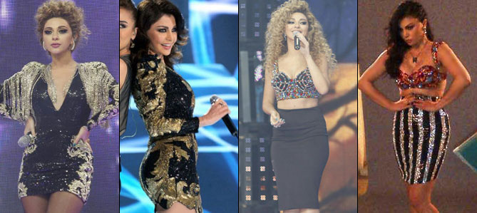 بالصور ميريام فارس تقلد هيفاء