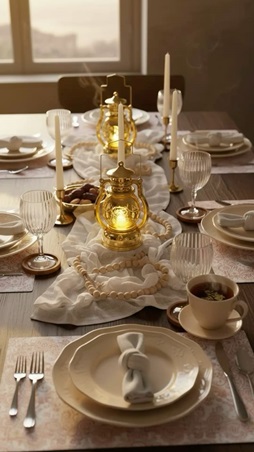 استوحي أفكار لديكورات مائدة رمضان.. لاستقبال فخم لضيوفك