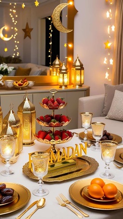 استوحي أفكار لديكورات مائدة رمضان.. لاستقبال فخم لضيوفك