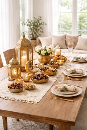 استوحي أفكار لديكورات مائدة رمضان.. لاستقبال فخم لضيوفك