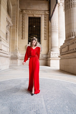 لياليكِ بين رمضان وباريس بقفطان سلمى بن عمر