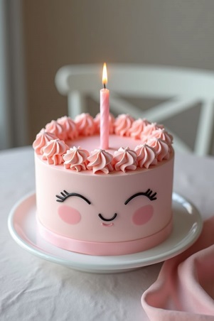 استوحي تصميما رقيقا لكعكة عيد ميلاد طفلتك