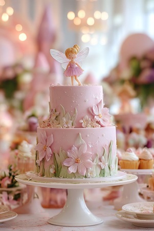 استوحي تصميما رقيقا لكعكة عيد ميلاد طفلتك