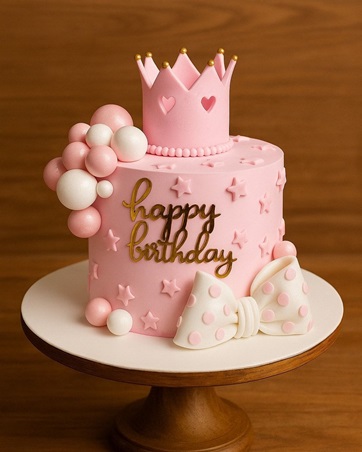 استوحي تصميما رقيقا لكعكة عيد ميلاد طفلتك