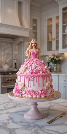 استوحي تصميما رقيقا لكعكة عيد ميلاد طفلتك