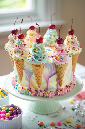 استوحي تصميما رقيقا لكعكة عيد ميلاد طفلتك