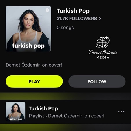 هدية خاصة من جمهور ديميت أوزدمير بعيد ميلادها