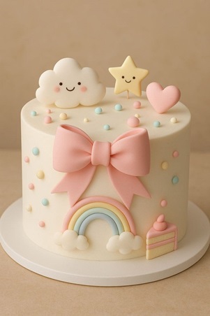 استوحي تصميما رقيقا لكعكة عيد ميلاد طفلتك
