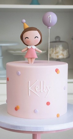 استوحي تصميما رقيقا لكعكة عيد ميلاد طفلتك