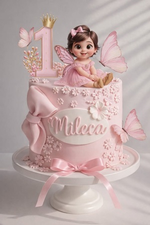 استوحي تصميما رقيقا لكعكة عيد ميلاد طفلتك