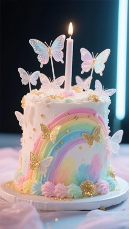 استوحي تصميما رقيقا لكعكة عيد ميلاد طفلتك