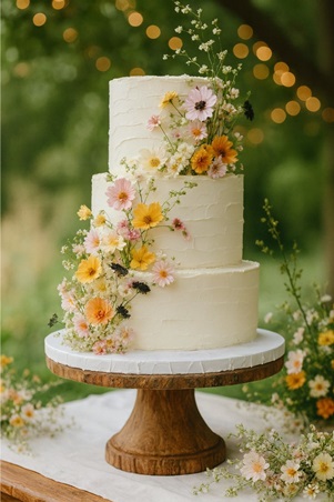 شاهدي أجمل كعكات الزفاف لموسم ربيع 2026