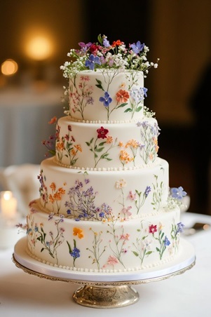 شاهدي أجمل كعكات الزفاف لموسم ربيع 2026