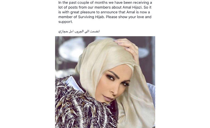 من هي المجموعة السريّة التي انضمّت إليها أمل حجازي؟