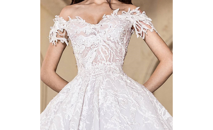 أنطوان القارح لنواعم: هذا هو فستان فرح وفاء الكيلاني!