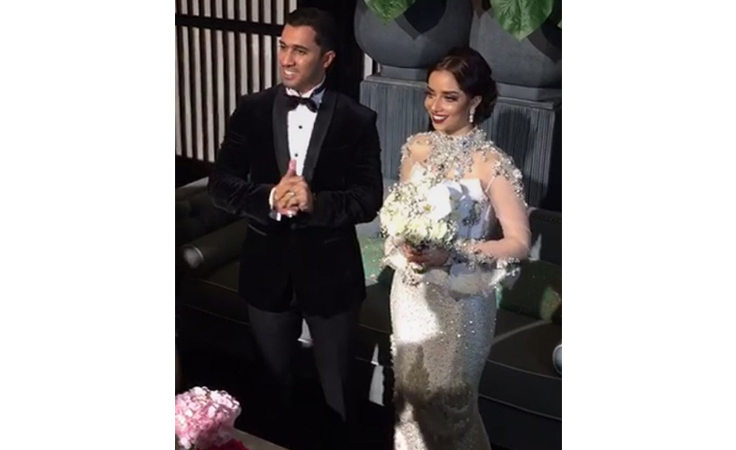 زفاف بلقيس فتحي في دبي.. ليلة من ليالي ألف ليلة وليلة