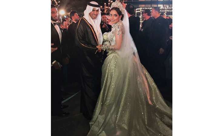 زفاف بلقيس فتحي في دبي.. ليلة من ليالي ألف ليلة وليلة