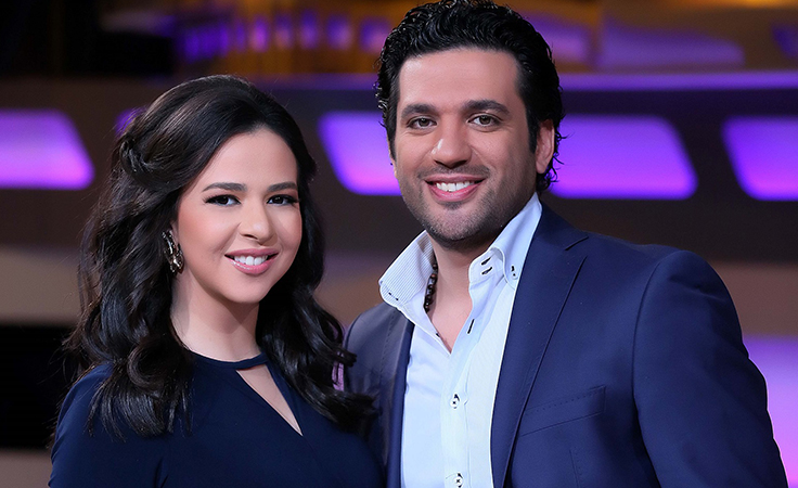 صورة جديدة لحسن الردّاد وزوجته في الحج.. وهكذا ظهر زوج دنيا سمير غانم