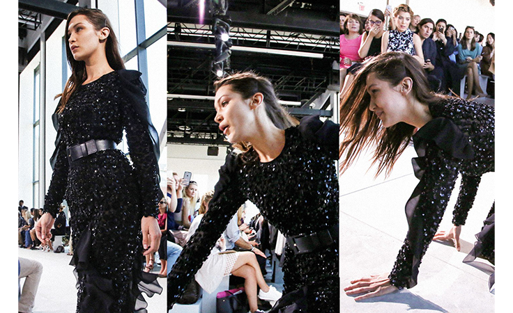 السقطات المحرجة الأشهر للعارضات على ممرّ الأزياء
