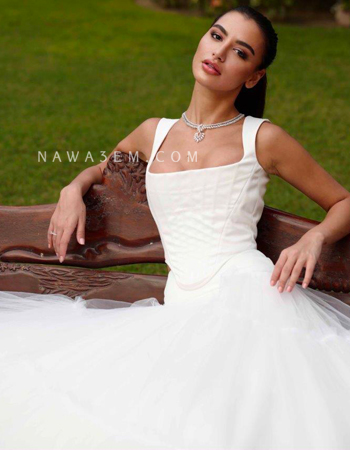 بالصور الحصرية، رانيا فواز عروس بمكياج حالم