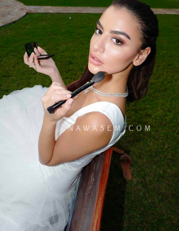 بالصور الحصرية، رانيا فواز عروس بمكياج حالم