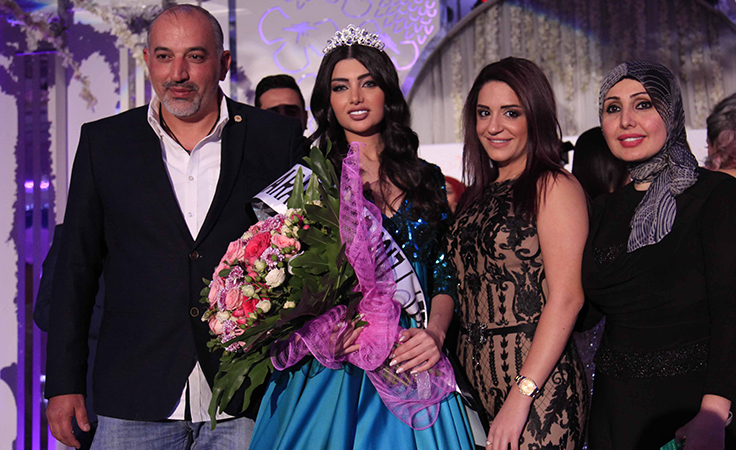 تتويج سارة الحاج ملكة جمال العرب لبنان  2017