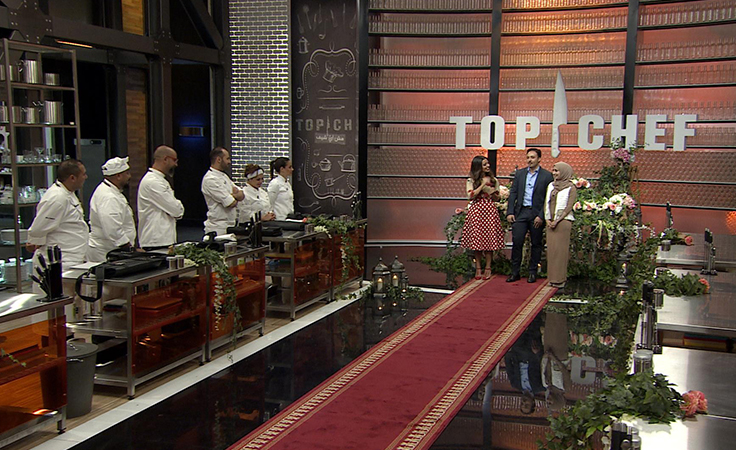 المشتركون يتكاتفون للتحضير لحفل زفاف ضمن Top Chef