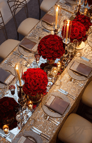 ديكور زفافك رومانسي مستوحى من أجواء يوم الحب