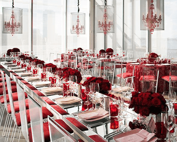 ديكور زفافك رومانسي مستوحى من أجواء يوم الحب