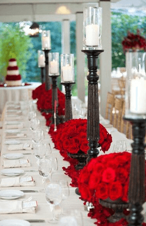 ديكور زفافك رومانسي مستوحى من أجواء يوم الحب