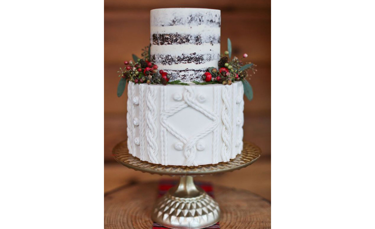 استوحي كعكة زفاف متميّزة لفرحك الشتوي