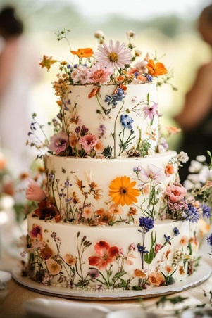 شاهدي أجمل كعكات الزفاف لموسم ربيع 2026