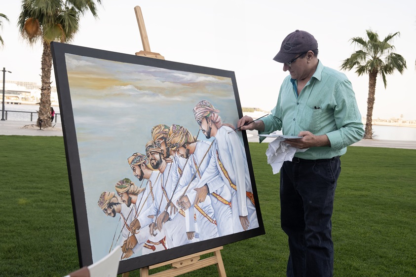 أكثر من 300 فنان يجتمعون في مكتبة محمد بن راشد احتفاءً باليوم العالمي للفن