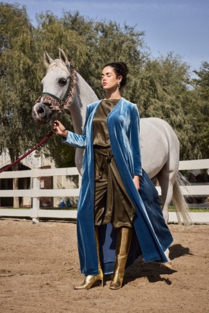 المصممة ليلى العوضي تقدم رؤية جديدة للجمال المشرقي