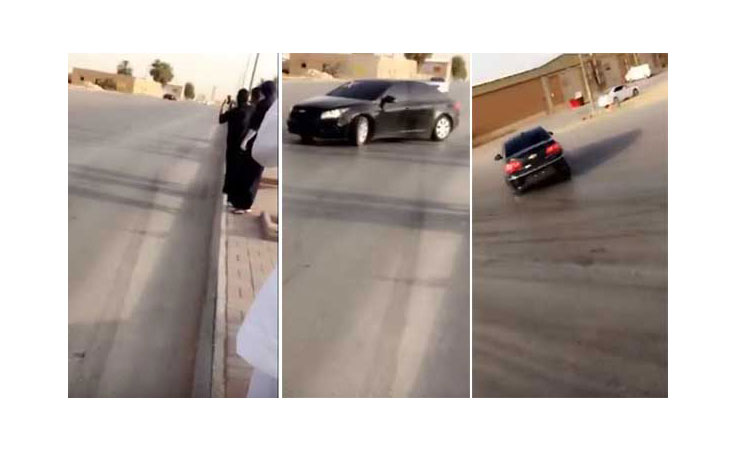 شرطة منطقة الرياض تقبض على فتاة رافقت شباب في تجمع للتفحيط بالرياض