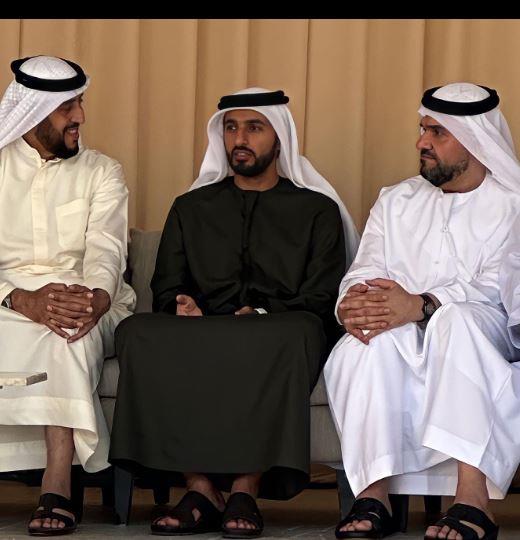 أول صورة للفنان حسين الجسمي من حفل زفافه والشيخ عبدالله بن زايد في مقدمة الحضور
