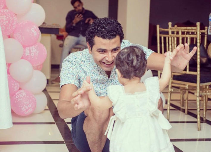 محمد أنور نجم مسرح مصر يُرزق بمولودته الثانية