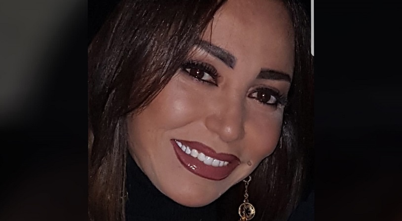 الفنانة التونسية سهام قريرة بعد تعرضها لحادث سير في مصر