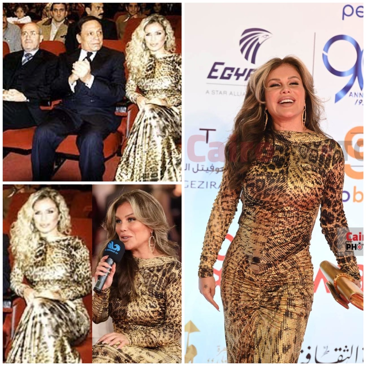 نيكول سابا بإطلالة التجربة الدنماركية في ختام مهرجان القاهرة السينمائي