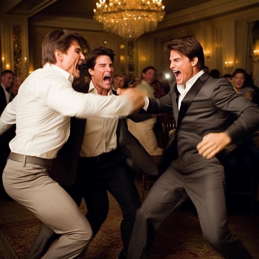حقيقة احتفال دوبليرات توم كروز بعرض Mission Impossible 7