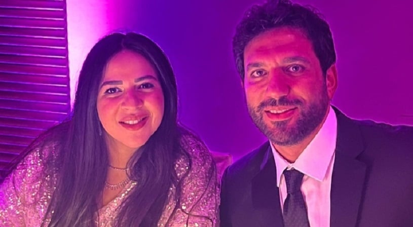 إيمي سمير غانم وحسن الرداد يرزقان بمولودهما الثاني... هذا إسمها