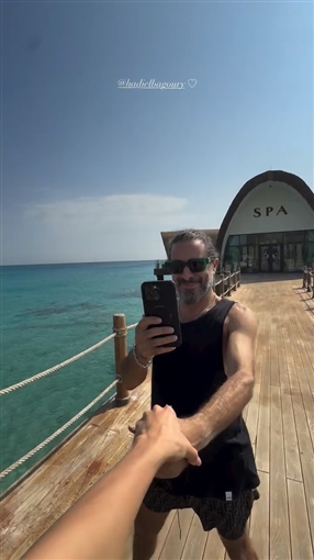 رومانسية بين هايدي خالد وهادي الباجوري... الصور الأولى من شهر العسل