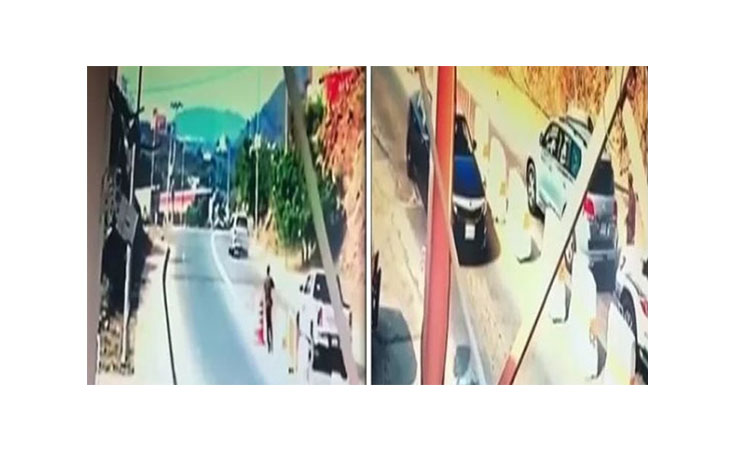 بالفيديو قائد سيارة يحاول الهروب من نقطة تفتيش بجازان ورجال الامن تتصدى له