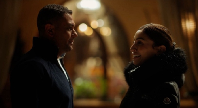 دينا الشربيني تحسم جدل الخلاف مع آسر ياسين عن ترتيب الأسماء