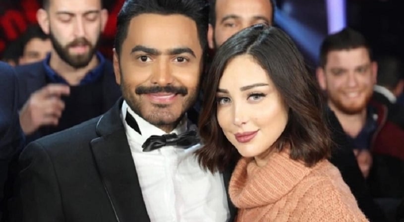 تامر حسني: بسمة بوسيل بنتي وبتجري في دمي