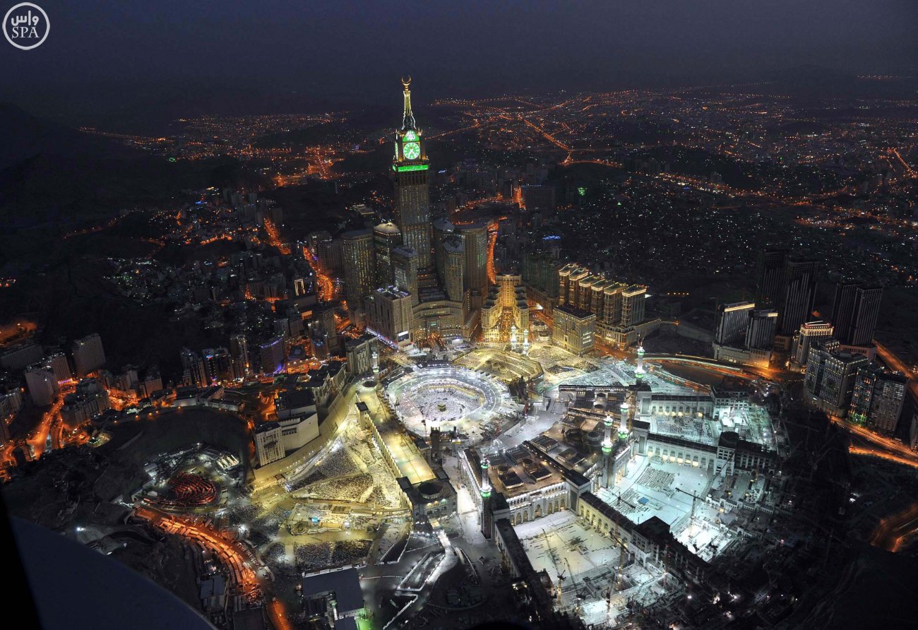 بالصور.. تصوير الحرم المكّي من ارتفاع 1000 متر من زوايا متعدّدة